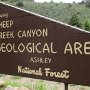 Flaming Gorge NRA - Sheep Canyon Geological Area