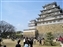 Lines waiting for admission to the main castle keep