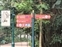 Park Promenade Signpost at Hotel Intersection
