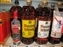 Giant liquor bottles are the norm...the small one is a normal size