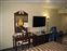 Abbey Inn TV and desk