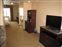 Hilton Garden Inn TV and snack area
