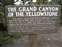 Grand Canyon Informational Sign
